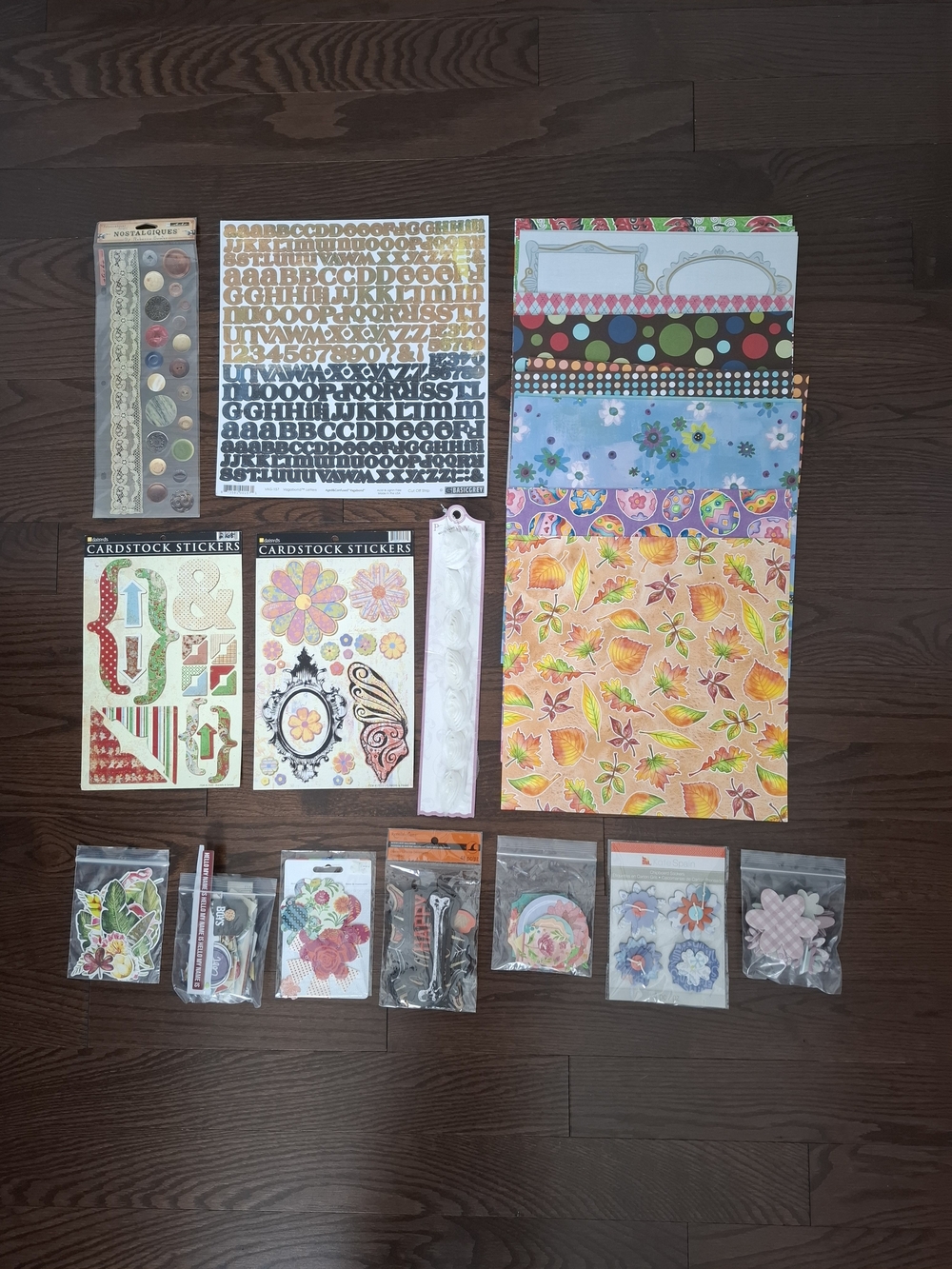 Lot Of Scrapbooking, Card Making And Paper Crafting Supplies